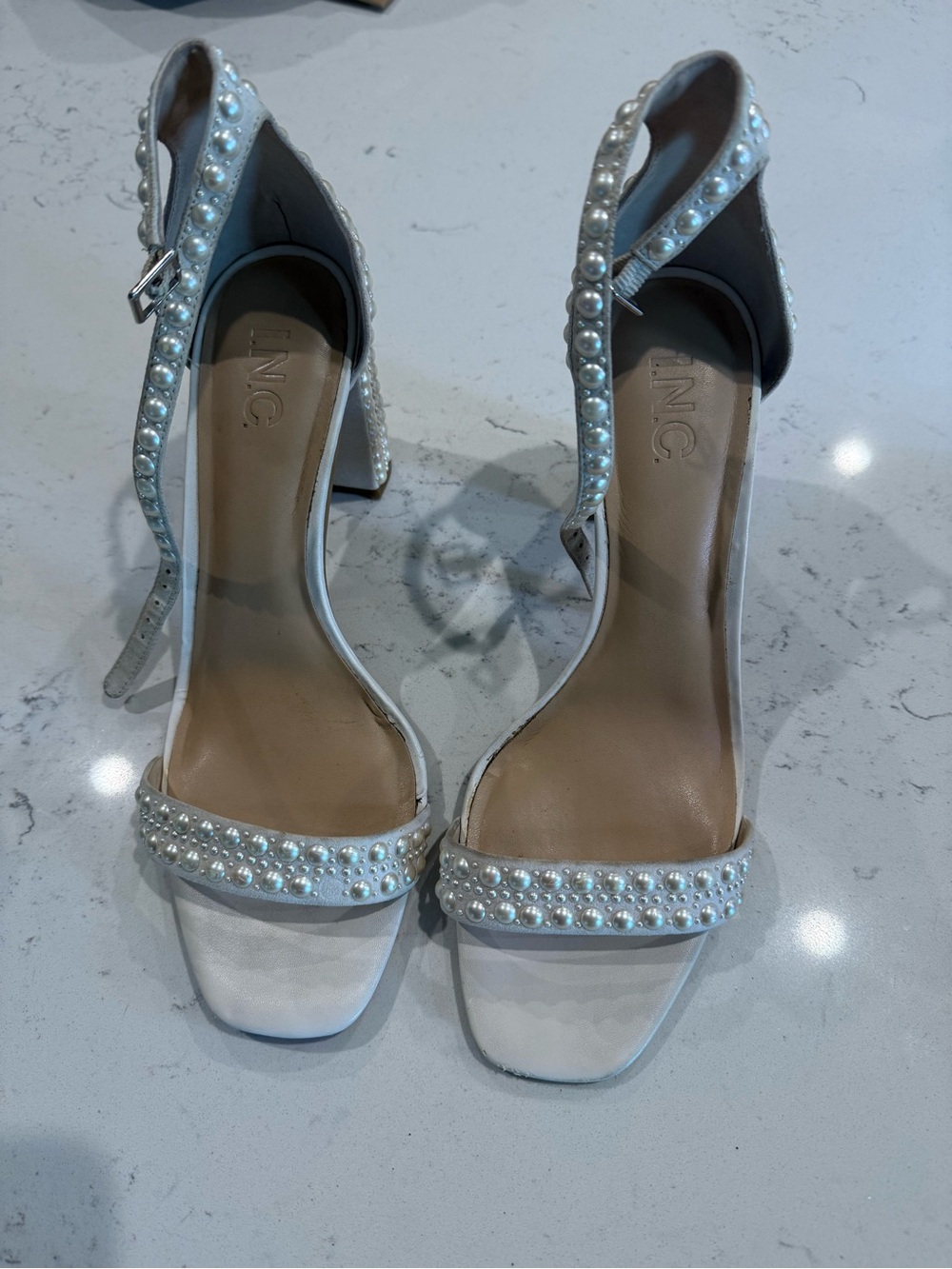 INC Pearl Heeled Sandals